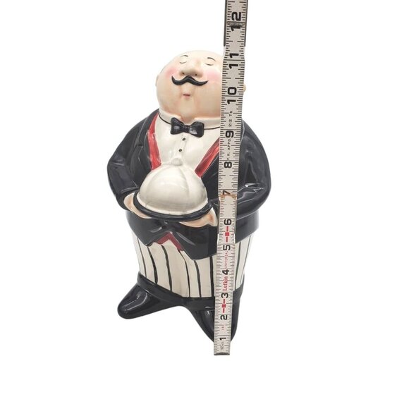 TRACY FLICKINGER Certified International Ceramic CHEF Waiter Utensil Holder - Picture 7 of 8